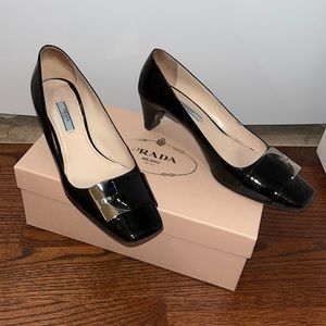 Prada patent heels 39.5